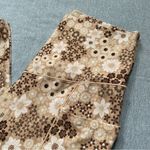 Aerie  Offline Real Me High Waisted Pocket Legging Floral Size L in Soft Oat Photo 2