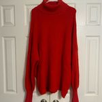 Aerie  Chillside Turtleneck Sweater Red Photo 2