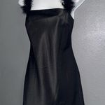 Princess Polly  Little Black Feather Mini Sexy Dress Womens size XS 2 Photo 1
