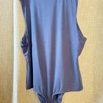 Good American Mock Neck Power Body Suit Thong. NAVY BLUE Color. Size 5/2XL NWOT Photo 6