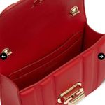 Ferragamo Gancini Mini Leather Shoulder Bag, Red Photo 3