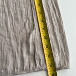 ZARA  satin effect Beige Wide Leg Palazzo Pants elastic waist lightweight flowy Photo 6