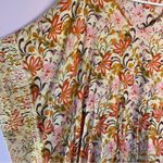 Garnet Hill Embroidered Kaftan Boho Beach Swim Cover Up Cotton Tunic Small Photo 5