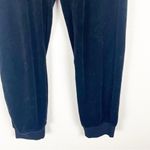 Juicy Couture x FOREVER 21 Black Velvet Velour 2 Piece Track Suit, Size Medium Photo 9