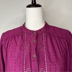 Anthropologie  Pilcro Tavi Boho Embroidered Button Down Top Photo 3