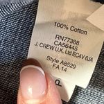 Madewell Denim Shirt Dress Long Sleeve Button-Up Casual Chic XS Fall Staple Photo 5