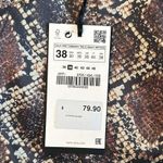 ZARA NEW Rare Limited Edition Brazil Snake Skin Printed Size 30 Pants/Slacks Photo 4