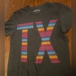 Womens Oliver and Otis TEXAS serape gray shirt Photo 2