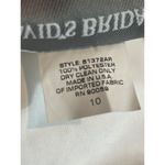 David's Bridal David’s Bridal Black White Floral Strapless Bridal Bridesmaid Party Dress 10 NWT Photo 9