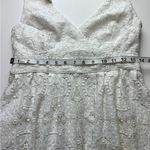 Maje White Lace Crochet Midi Dress Coastal Cowgirl Wedding Yacht Wife Boho Bride Photo 11