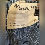 Free People NWT  We The Free Atlas Parachute Jeans Explorer striped blue - Medium Photo 9