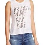 Nation Ltd Jen Menchaca Camden Brunch Burnout Graphic Tank Top T-Shirt Top Photo 12