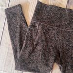 Athleta Brown & Black Patterned Salutation Stash Pocket 7/8 Leggings Photo 1