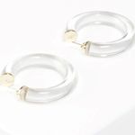 ZARA 𝅺 Hoop Earrings Photo 2