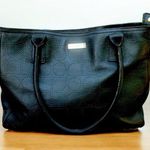 Kate Spade Noel Rue Leather Tote Shoulder Bag Black Purse Photo 0