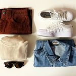 BDG Urban Outfitters NWOT Rust Snake Print Denim Mini Skirt Size S Photo 1