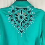 Bob Mackie Jacket 2X Vintage Cutout Embroidery Evening Green Dollywood Plus Size Photo 9