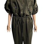 Hot & Delicious  Jumpsuit Green Army 100%Cotton Size L Photo 0
