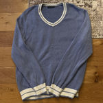 Brandy Melville Nikki Lilac Oversized V-neck Chunky Sweater Photo 0