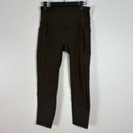 Lululemon  Dance Studio Jogger & Crop Leggings Pockets Olive Green & Brown Size 6 Photo 6