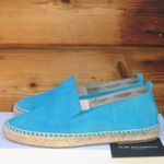 Ilse Jacobsen Womens 6 Turquoise Suede Espadrilles Shoes Blue Photo 1