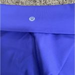 Lululemon Wunder Under Crop II Roll Down Blue Purple Color Photo 10