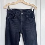 Citizens of Humanity COH • Rocket Ankle High Rise Skinny Jeans in Banded Black studded crop Photo 3