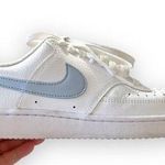 Nike Court Vision Low Women’s size 7.5 White Hydrogen Blue Hot Pink Low Top Photo 0