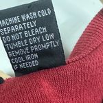 Reference Point  New York Snap Up Burgundy Knit Long Sleeve Knit Cardigan Medium Photo 7