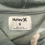 Hurley Women’s  Cropped Fleece Sunset Logo Hoodie Green Size M Photo 10