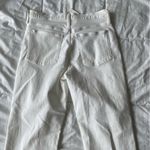 Madewell NWT White Ripped The Perfect Straight Vintage Jeans Photo 7