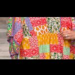 Tolani Collection Regular Printed Open Front Woven Wrap XL NWT ANTHROPOLOGIE Photo 7