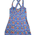 Free People  Sasha Blue Floral Mini Dress Size: L Photo 1