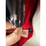 Kay Unger  Red Drape Cowl Neck Draped Sheath Cocktail Dress Photo 6