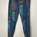 Sweaty Betty  Power Pocket Workout 7/8 Legging Women Size US 12 Green City Lights Photo 1