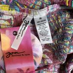 Japna Goa Beachwear by  Tropical Print Crop Top Size Medium New Photo 2