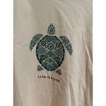 Life is Good Mosaic Turtle Short Sleeve Tee – Size XL – Putty (Cream) Photo 1