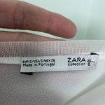 ZARA  white embellished blouse Photo 5