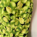Handmade  Top Fruit Print Limes Sleeveless Darts‎ Zip-Back Retro Fit Green Zip-Up Photo 6