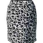 Cache Stretch Faux Wrap Hanky Hem Skirt Asymmetrical Hankey Hem New $128 NWT Photo 1