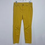 Talbots  Flawless Slim Ankle Jeans In‎ Yellow Size 8 Photo 1