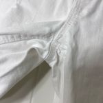 Loft women’s solid white denim skinny fit ripped distressed look jeans casual 0 Photo 1