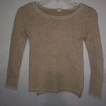 J.Crew  XS Tan Creme Pullover Sweater Photo 0