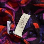 Loft Ann Taylor  Rose printed abstract scarf Photo 3