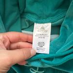 Disney  Women’s XL Mermaid Hoodie Plush velvet Green teal Ariel Embroidered Photo 5