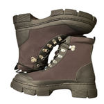 Steve Madden  Black Water Resistant Lace Up Boots(Size 6M) Photo 6