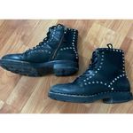 Ash 
Wolf‎ Studded Leather Combat Boots Photo 4