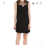 Sandro Paris Rozabel Black Lace Neck Sleeveless Sheath Dress Women Size FR2 US 6 Photo 0