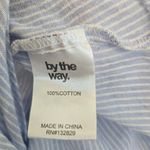 by the way. Carrie Button Up Blouse Light Blue size small Photo 10