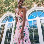 Vineyard Vines NWT Kentucky Derby Strappy Floral Maxi Dress in Pink Size 16 Photo 1